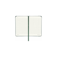 Блокнот BRAUBERG ULTRA малый формат 96x140 мм А6, балакрон, 80 г/м2,96л,клетка,темно-зеленый 113055