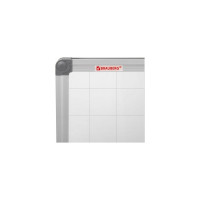 Магнитно-маркерная доска BRAUBERG Extra в клетку 60x90 см, алюминиевая рамка 237563