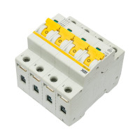 Автоматический выключатель IEK ВА47-60M 4Р 16А 6кА B MVA31-4-016-B