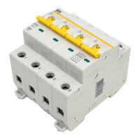 Автоматический выключатель IEK ВА47-60M 4Р 16А 6кА B MVA31-4-016-B