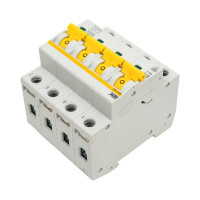 Автоматический выключатель IEK ВА47-60M 4Р 16А 6кА B MVA31-4-016-B