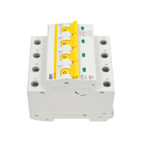 Автоматический выключатель IEK ВА47-60M 4Р 10А 6кА С MVA31-4-010-C