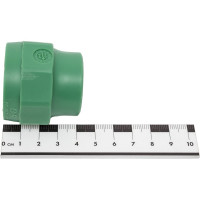 Комбинированная муфта Banninger полипропиленовая, зеленая, 25x3/4 ВР 7R11074511