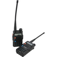 Портативная радиостанция Baofeng UV-5R, 1800мАч, 136-174/400-480 МГц, 127 каналов, 5 Вт, 2 шт 00029100
