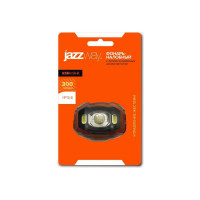 Аккумуляторный налобный фонарь Jazzway  AccuH3-L5W-bk LED 5Вт + 2хRED SMD IP54 5 режимов: 100проц. 180лм 3.5ч/50проц. 110лм 5.5ч/30проц. 65лм 15ч/красн. 28ч/мигающ. красн. 12ч аккум. управл. жестами черн. 5036703