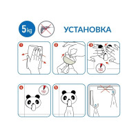 Набор 4 крючка Tatkraft TEAM Panda&Frogs 10451