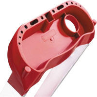 Профессиональная стремянка Новая Высота NV3118, 1x3 ступени 130 мм, органайзер, Max нагр. 225 кг, 2К башмаки, 3118103