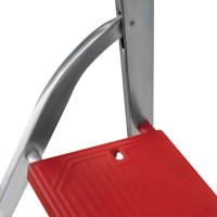 Профессиональная стремянка Новая Высота NV3118, 1x3 ступени 130 мм, органайзер, Max нагр. 225 кг, 2К башмаки, 3118103