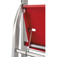 Профессиональная стремянка Новая Высота NV3118, 1x3 ступени 130 мм, органайзер, Max нагр. 225 кг, 2К башмаки, 3118103