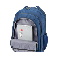Рюкзак Torber FORGRAD с отделением для ноутбука 15", синий, полиэстер, 46x32x13 см T9502-BLU