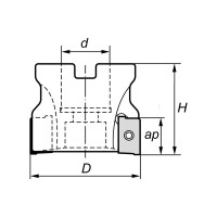 Корпус фрезы N253.D63/Z5 NORGAU 022253063