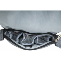 Рюкзак для мамы BRAUBERG MOMMY, крепления для коляски, термокарманы, серый, 41x24x17 см 270818