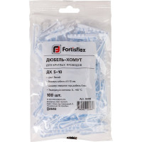 Дюбель-хомут FORTISFLEX нейлон ДХ 5-10 (б) 100 шт. 56866