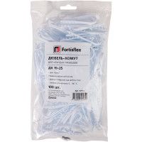 Дюбель-хомут FORTISFLEX нейлон ДХ 19-25 (б) 100 шт. 57551