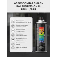 Аэрозольная эмаль Decorix RAL ПРОФЕССИОНАЛЬНАЯ глянцевая сигнальный синий RAL 5005 520 мл 0138-5005 DX