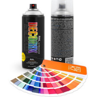 Аэрозольная эмаль Decorix RAL ПРОФЕССИОНАЛЬНАЯ глянцевая белый RAL 9010 520 мл 0138-9010 DX