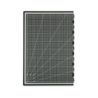 Мат для кроя складной (А3; 60х45 см; ПВХ; серый) Gamma 389500