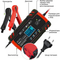 Импульсное зарядное устройство iCarTool 12/24В с функцией восстановления IC-CH102