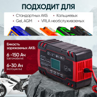 Импульсное зарядное устройство iCarTool 12/24В с функцией восстановления IC-CH102