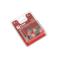 Строительно-монтажная клемма EKF СМК 773-102 2 отверстия, 1,0-2,5мм2, блистер, 5 штук, PROxima plc-smk-102b