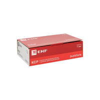 Распределительная клемма EKF КСР с двойным винтом 2x25/2x16 серая PROxima ksr-2.25-2.16-grey