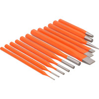 Набор выколоток, зубил, кернеров FASTER TOOLS из 12 штук в боксе 3405/ FT305-01