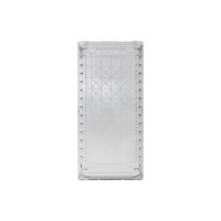 Основание слаботочного щита "Nova" (с монт. платой) 4 габарит IP40 PROxima EKF nv-mbase-4