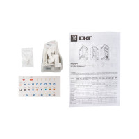 Основание силового щита EKF "Nova" (с DIN-рейками) 48 модулей IP41 nv-pbase-48