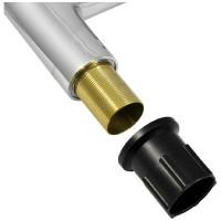 Смеситель для умывальника Juguni с литым изливом, картридж 35 мм, подводка, гайка 0402.129