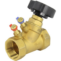 Балансировочный латунный клапан DN.ru КБЛР Ду40 Ру16, муфтовый D080-00509