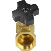 Балансировочный латунный клапан DN.ru КБЛР Ду40 Ру16, муфтовый D080-00509