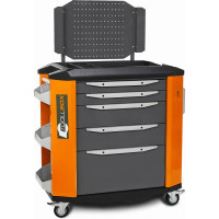 Инструментальная тележка Toollbox с экраном серии premium ТВР-5 RAL 2008