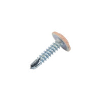 Саморез с прессшайбой Daxmer ПШС 4,2x19 сверло, 500 шт., сосна 00000346320