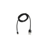 Магнитный кабель SONNEN для зарядки 3в1 USB 2.0-Micro USB/Type-C/Ligtning, 1м, черный 513561
