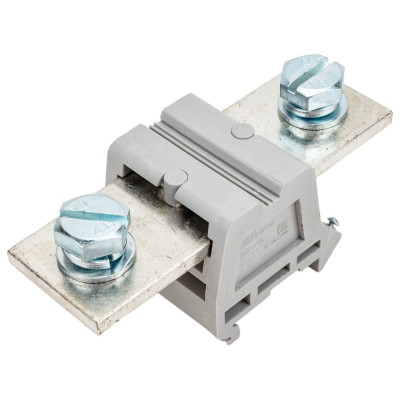 Болтовая силовая клемма TDM ELECTRIC КБС-150 кв.мм., серая, 300А SQ0833-0108