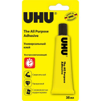 Универсальный клей UHU ALLESKLEBER/ALL PURPOSE 35 мл, блистер 40344/B
