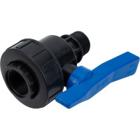 Разъемный шаровой кран ПНД TEBO CN-TB вн./нар. 3/4" 017032202