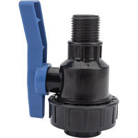 Разъемный шаровой кран ПНД TEBO CN-TB вн./нар. 1/2" 017032201