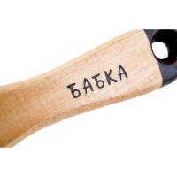 Плоская кисть 888 натуральная щетина 2,5'' - 63 мм * 13 мм Сказка 0126040