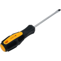 Шлицевая отвертка GREPP SL5*100мм, CrV, 2х-компонентная рукоятка 202-006
