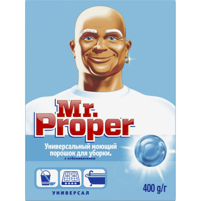 Универсальное чистящее средство MR. PROPER с отбеливающим эффектом 400 г. 0001008332 600327