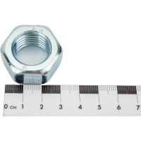 Гайка МЕТАЛЛСЕРВИС М20, DIN 934, цинк, 10 шт. 1238976