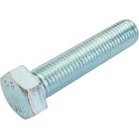 Болт МЕТАЛЛСЕРВИС М20x90, DIN 933, с полной резьбой, цинк, 2 шт. 1239330