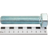 Болт МЕТАЛЛСЕРВИС М20x90, DIN 933, с полной резьбой, цинк, 2 шт. 1239330