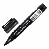 Перманентный маркер BRAUBERG ULTRA MARKER черный, 3.5 мм, с клипом 152204