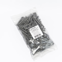 Дюбель с ударным шурупом Крепежные системы МВИС дюбель-гвоздь с усами, 6x60 мм, полипропилен, буртик, 100 шт. ДБМ0660Б