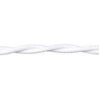 Провод Bironi 2x1,5, белый, матовый, 10 метров B1-424-71-10