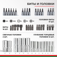 Набор инструментов БелАК ПРОФИ, 94 предмета БАК.07002