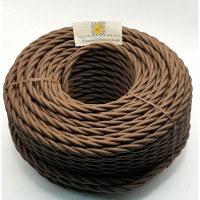 Провод Bironi 3x1,5 коричневый (матовый) 10м B1-434-72-10