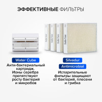 Увлажнитель воздуха традиционный Stadler Form Karl big, без белого налета с функцией умного дома Smart Home, K-006